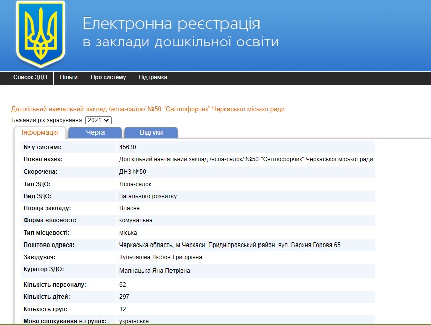 реєстрація до садочків Тернополя
