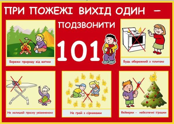 пожежна безпека дітей