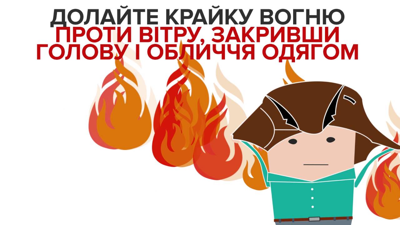 техніка безпеки дітей при пожежі